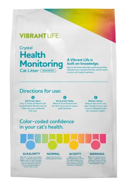 Crystal Health Monitoring Cat Litter 8 Lb 2pack U6717