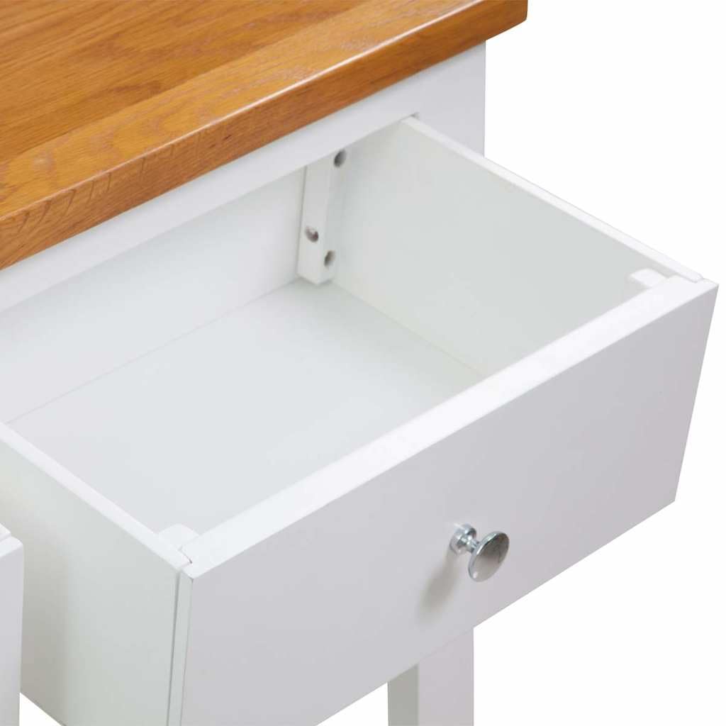 Solid Oak Wood Console Table G724