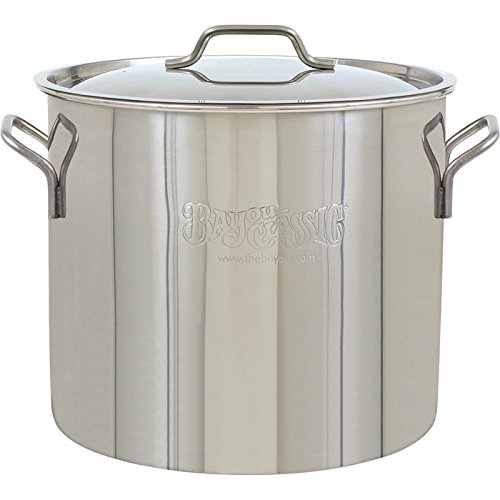 Stainless Steel Brew Kettle Stockpot with Lid 40 Quart L763
