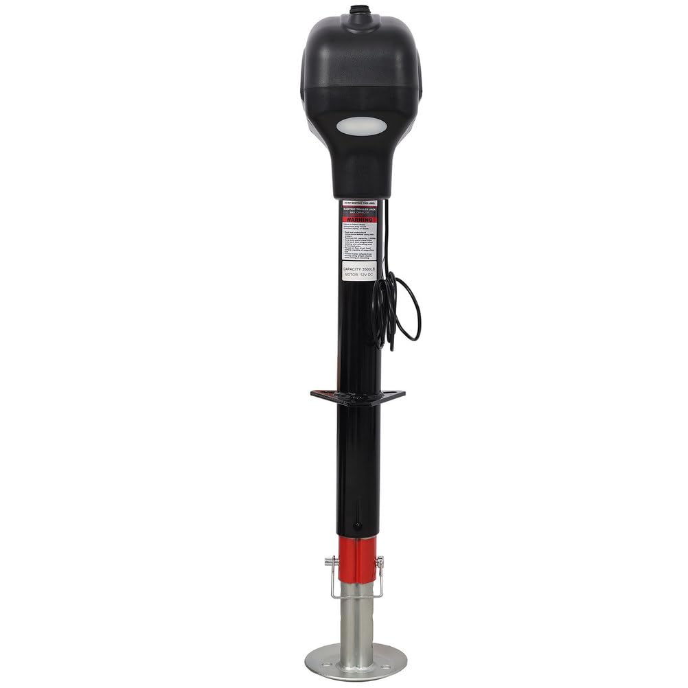 3500 lbs 12V Electric Trailer Jack with 18" Drop Leg J93810