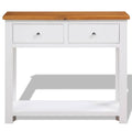 Solid Oak Wood Console Table G724