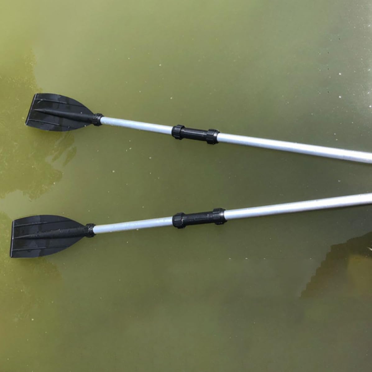 2pcs Adjustable Aluminum Alloy Kayak Paddle Set H53733