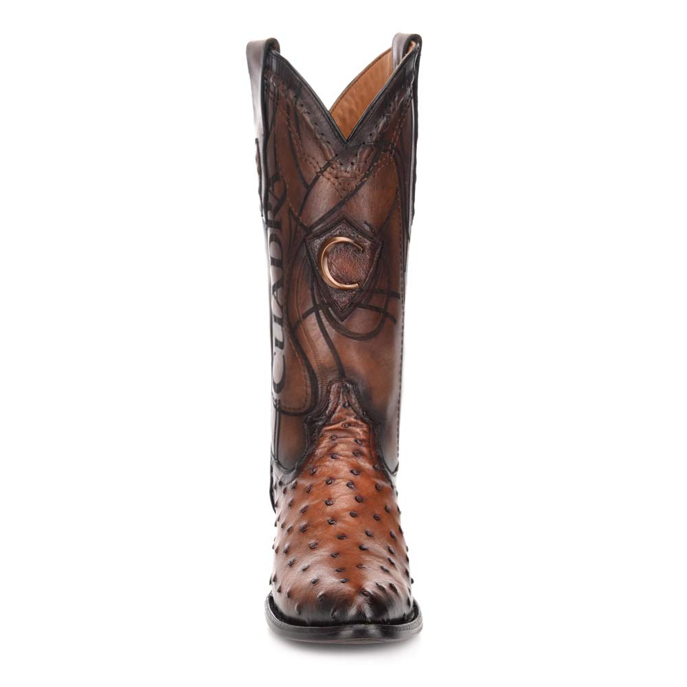 Genuine Ostrich Leather Western Boot B393205