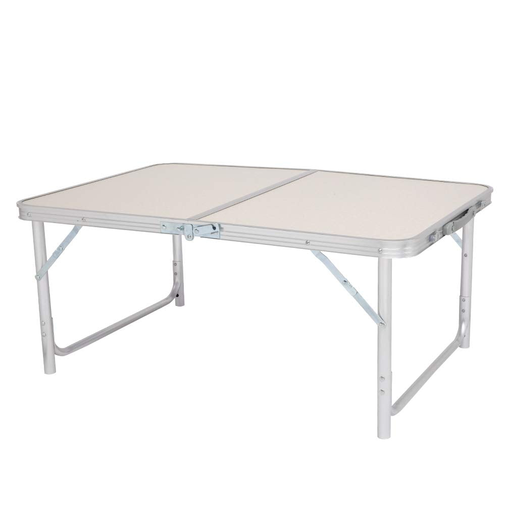 3ft Adjustable Aluminum Folding Picnic Camping Table with Carry Handle D35313