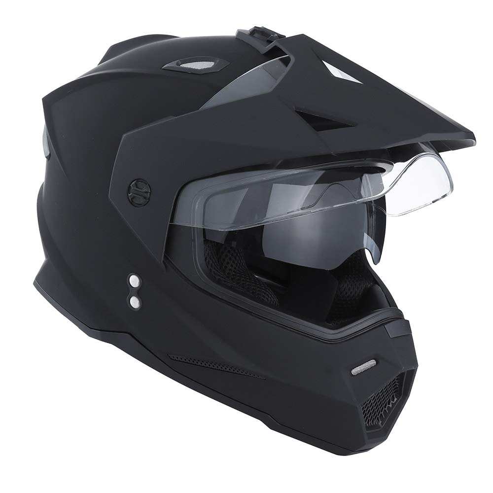 Dual Sport Motorcycle Full Face Helmet Dual Visor B5949