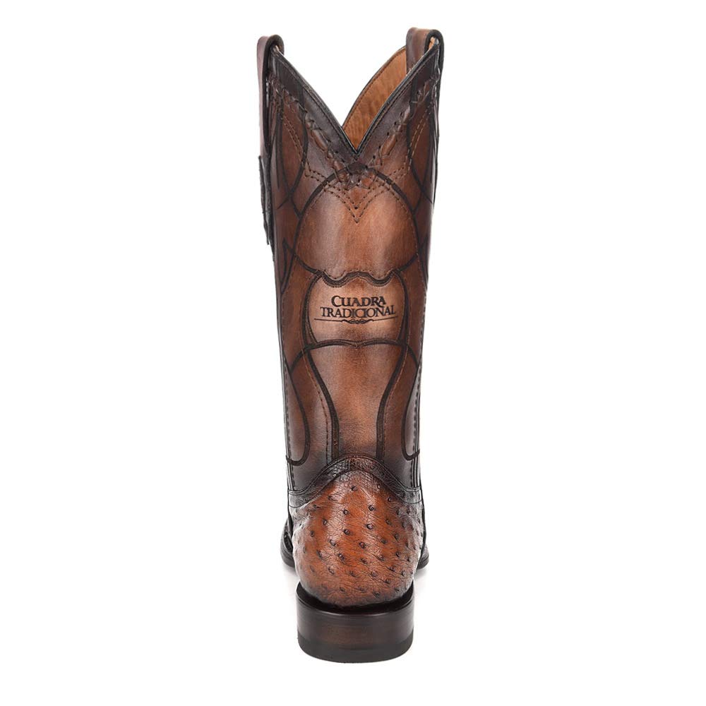 Genuine Ostrich Leather Western Boot B393205