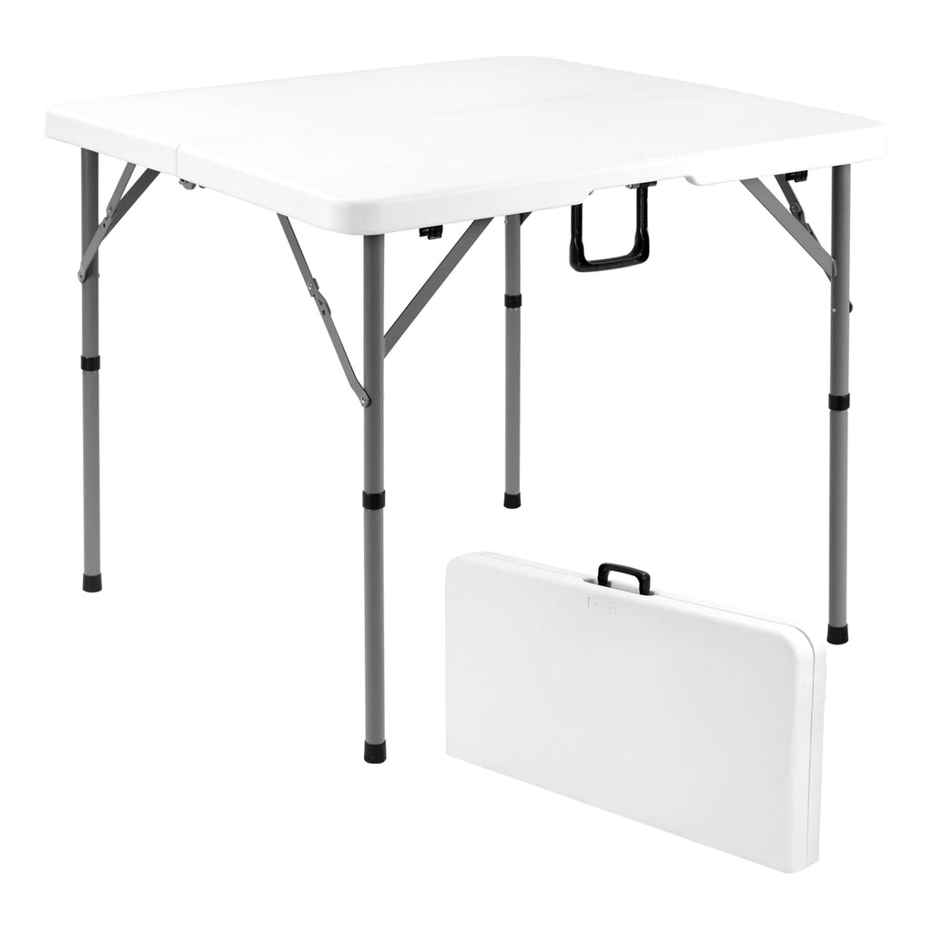 White Folding Card Table H425