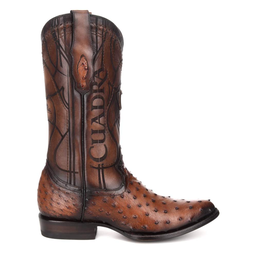 Genuine Ostrich Leather Western Boot B393205