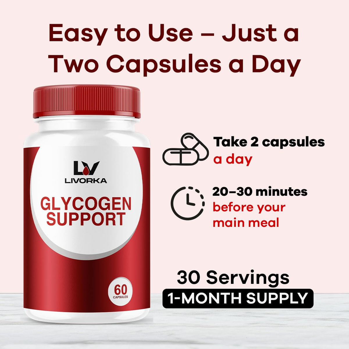 3 Pack Glycogen Capsules 90 Capsules G470885