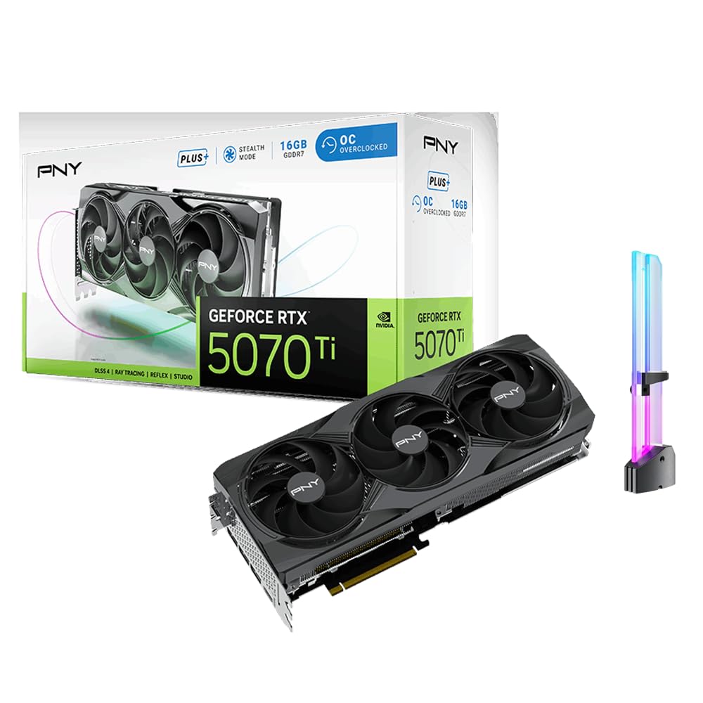 GeForce RTX 5070 Ti Overclocked Triple Fan Graphics Card, 16GB GDDR7 G952019