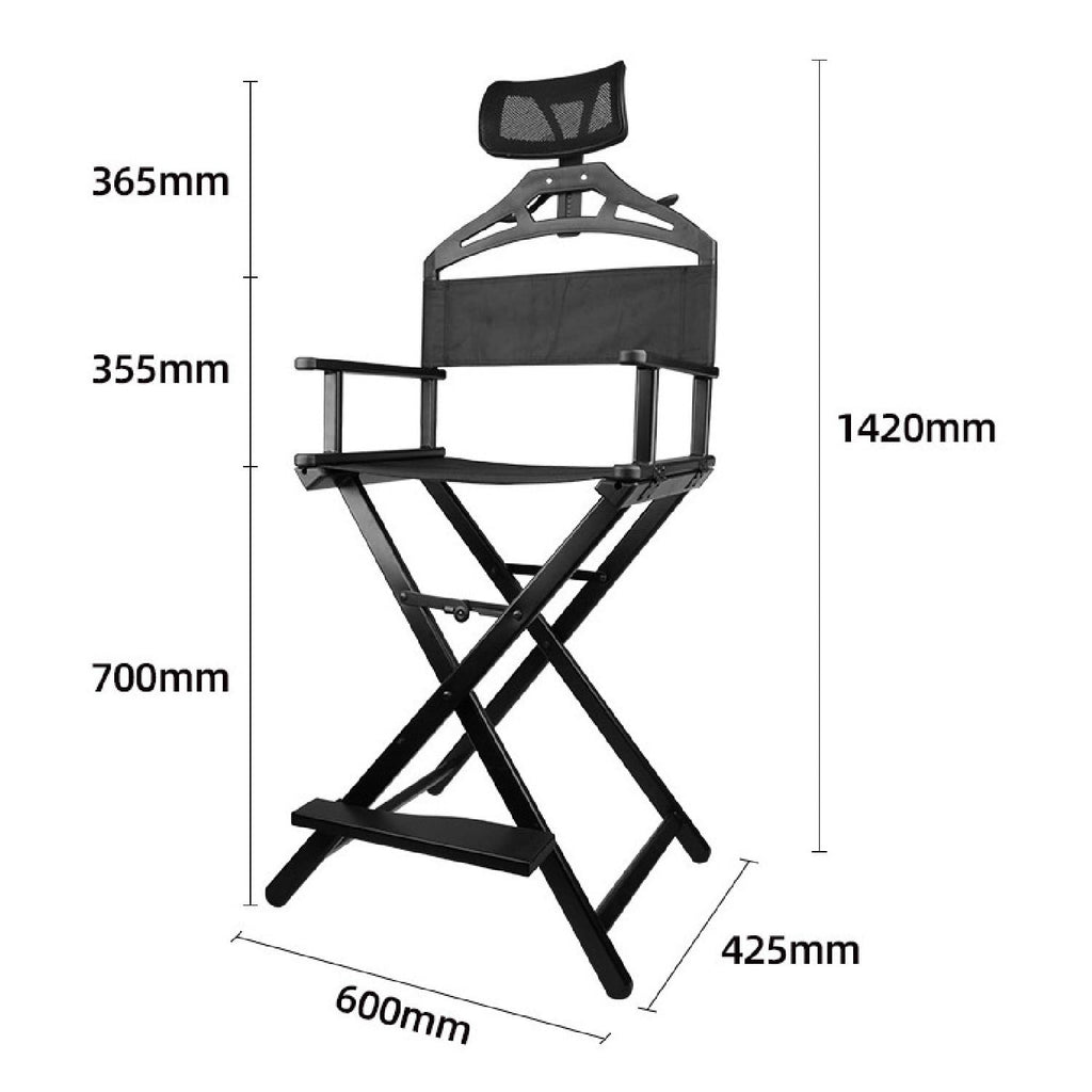 Extra Tall Foldable Makeup Artist Stool Chair D1515