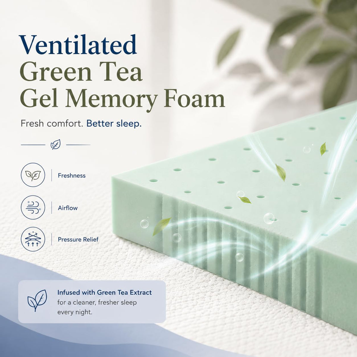Twin 5 Inch Memory Foam Mattress D895