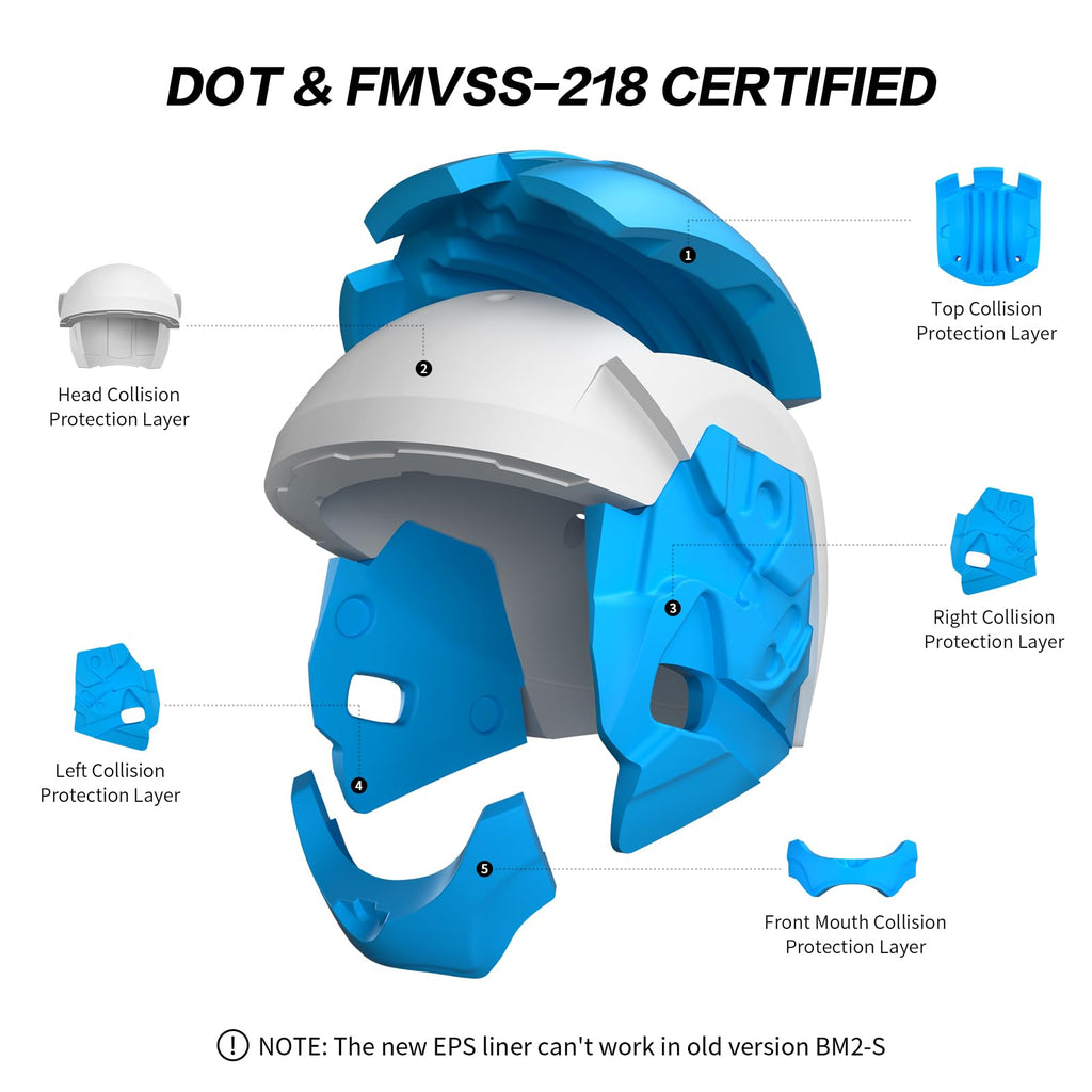 Flip-Up Modular Motorcycle Helmet G318319