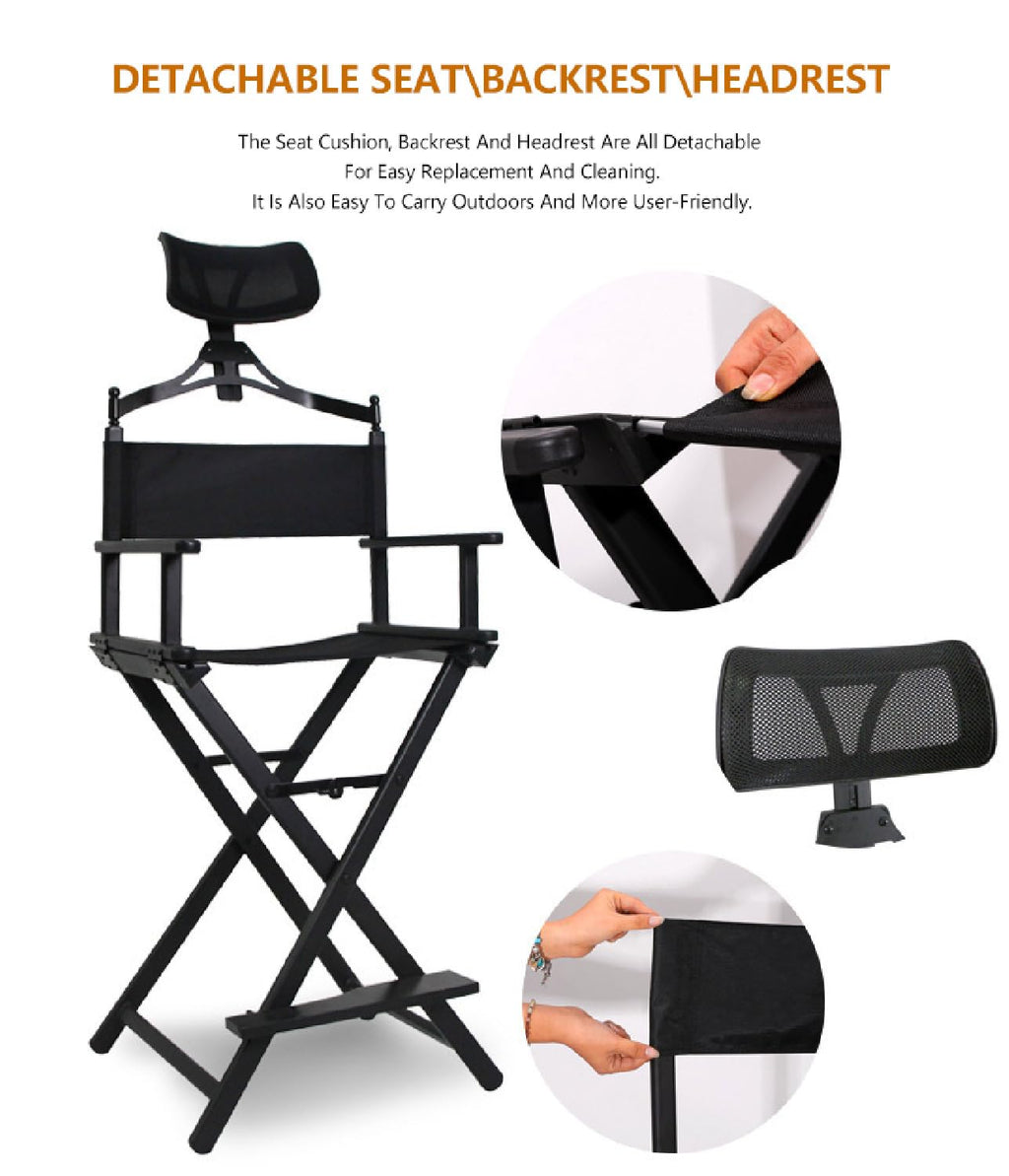 Extra Tall Foldable Makeup Artist Stool Chair D1515