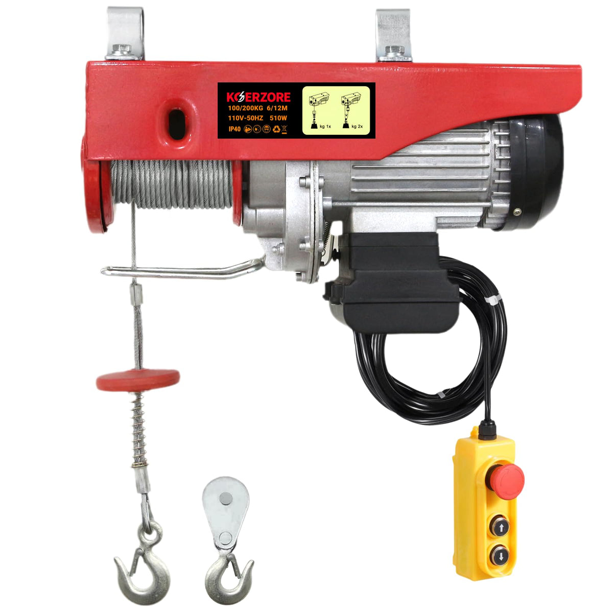 440 Lbs Electric Hoist Winch N87452
