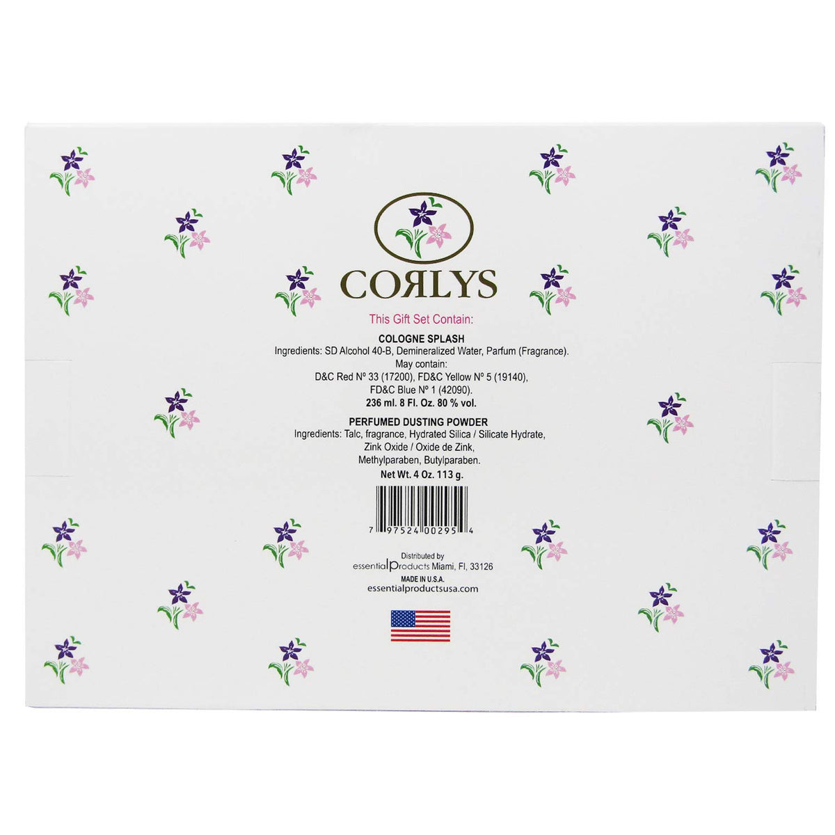 Violet Baby Cologne and Dusting Powder V226175