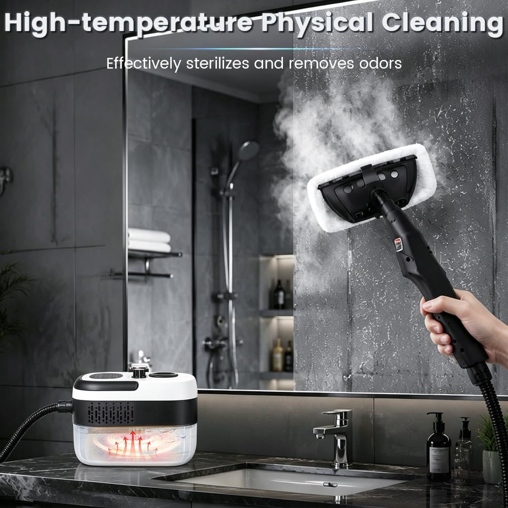 1.5L Handheld Steam Cleaner with 9pcs Accessories P346
