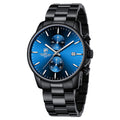 Mens Stainless Steel Waterproof Chronograph Quartz Watch H9245