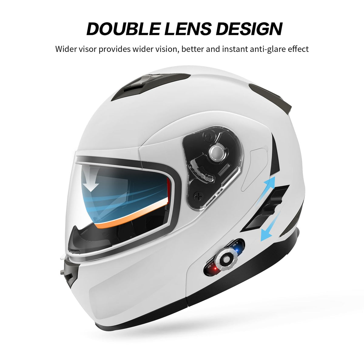 Flip-Up Modular Motorcycle Helmet G318319