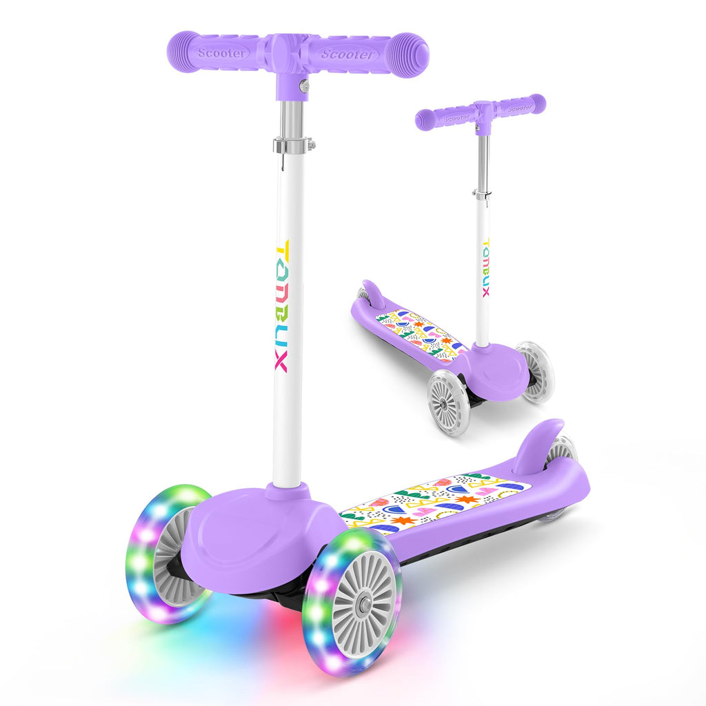 Kids 3-Wheel Scooter with Light-Up Wheels J621