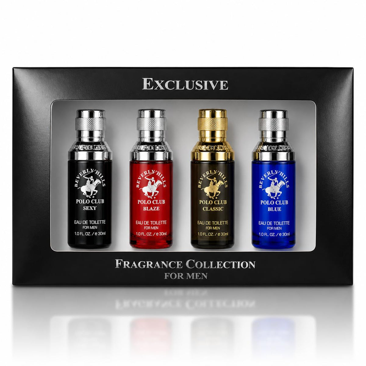Men's 4 Eau de Toilette Colognes 1oz Gift Set A66746