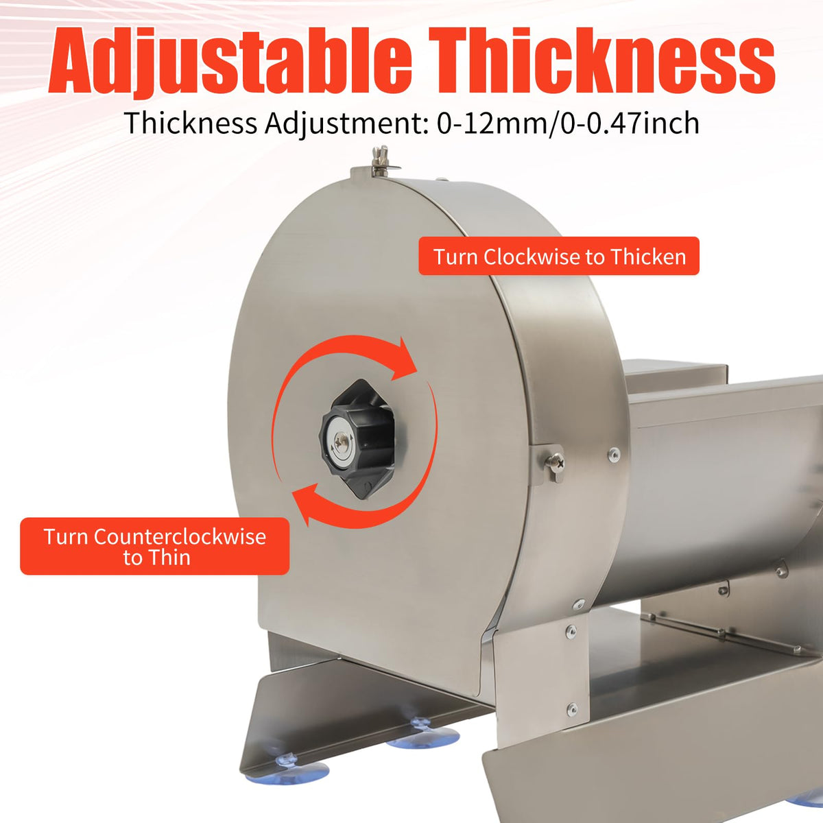 Electric Vegetable Slicer 2 IN 1 0-12mm Thickness Adjustable R129921