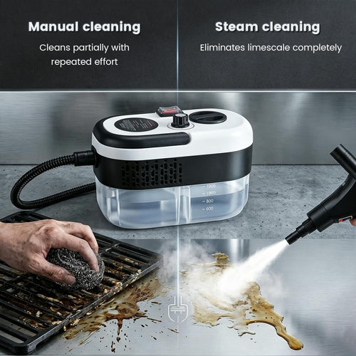 1.5L Handheld Steam Cleaner with 9pcs Accessories P346