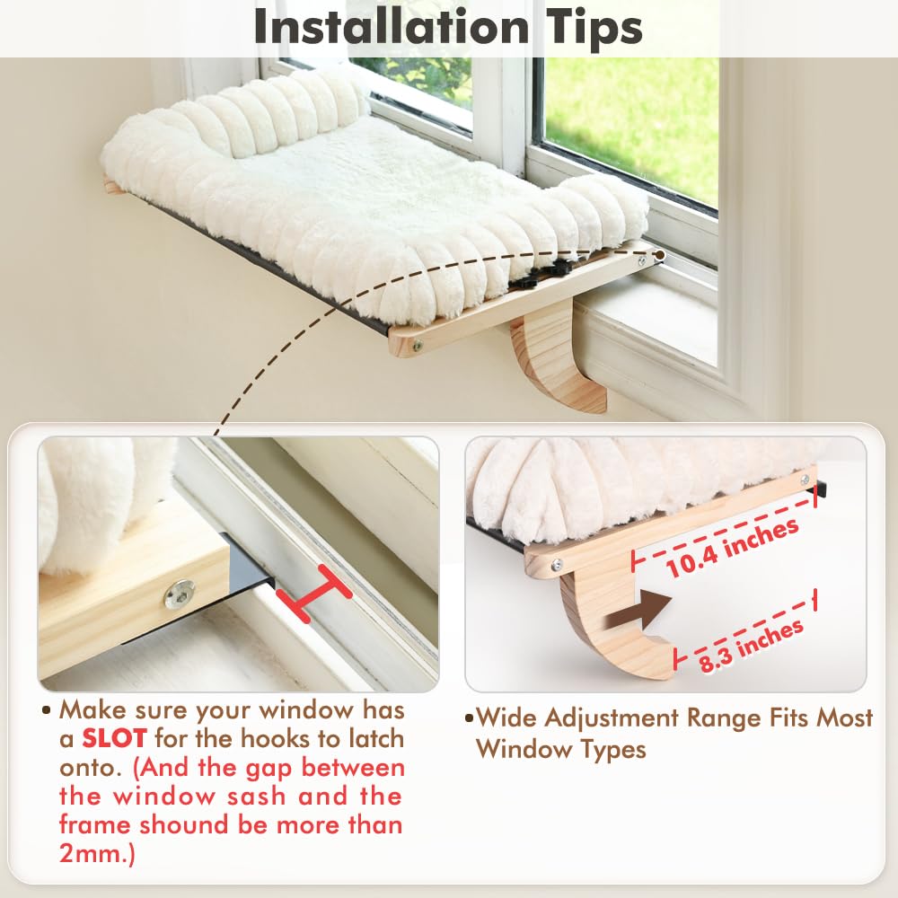 Cat Window Sill Perch Cushion Pet Bed Q79923