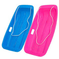 35 Inch 2-Person Plastic Snow Sled with Pull Rope O20801