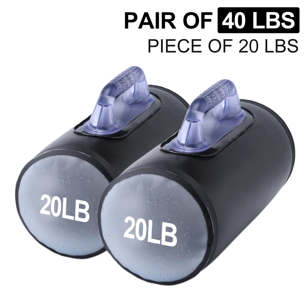 Water Filled Training Dumbbells, Adjustable Weights to 40Lbs V862656