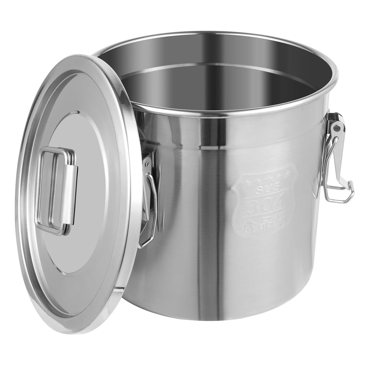 5.5Gal 304 Stainless Steel Airtight Canister K13504