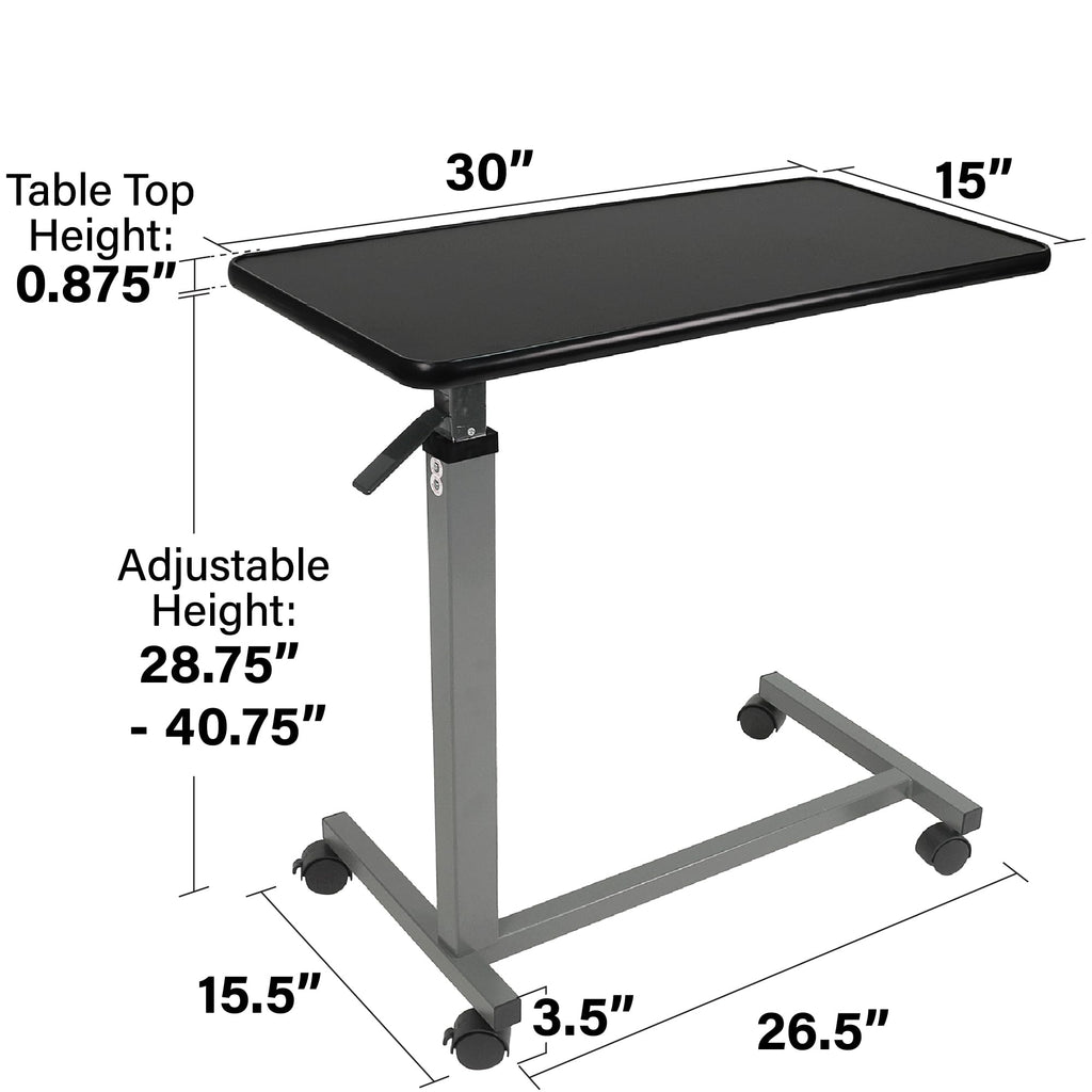 Adjustable Overbed Table with Wheels H35119