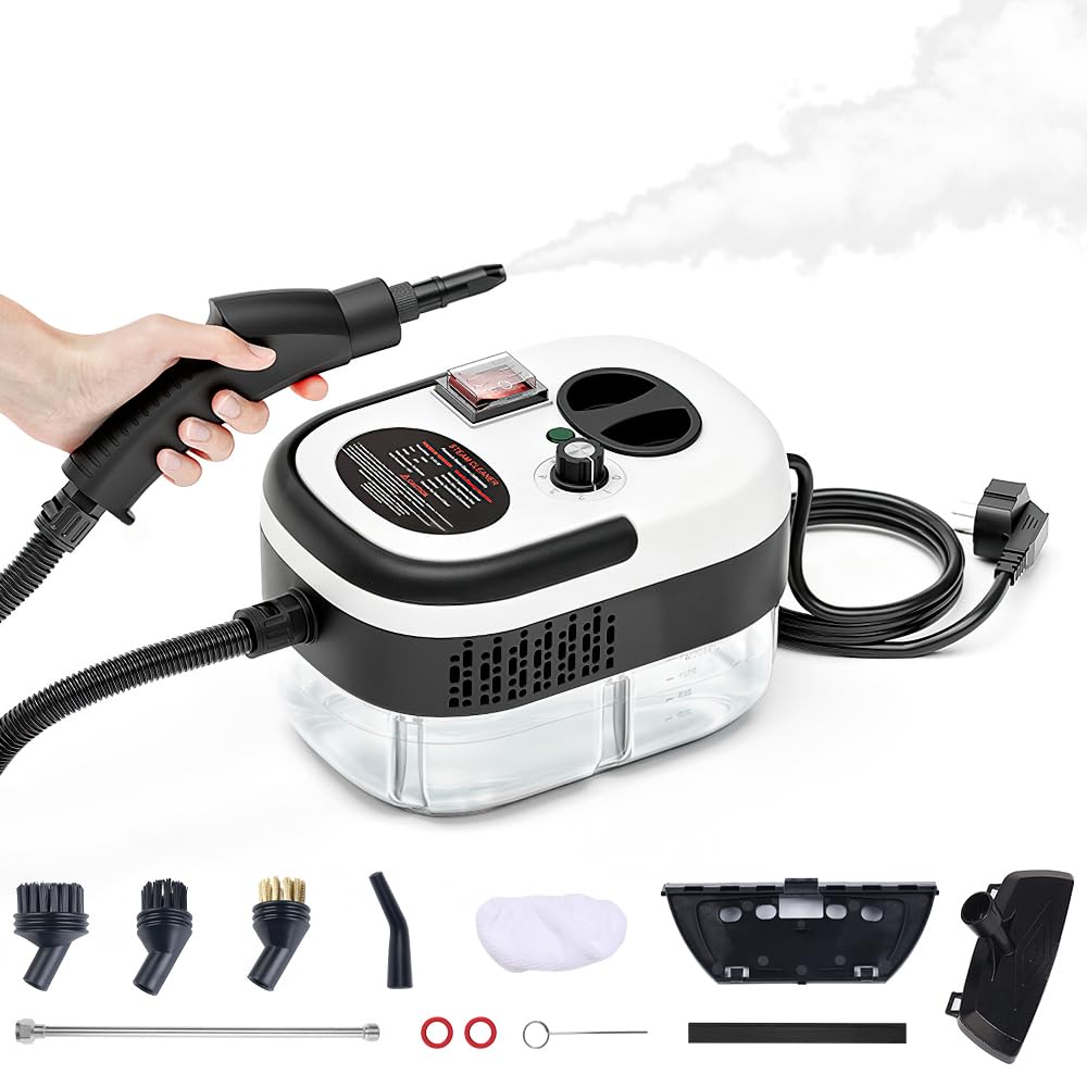 1.5L Handheld Steam Cleaner with 9pcs Accessories P346