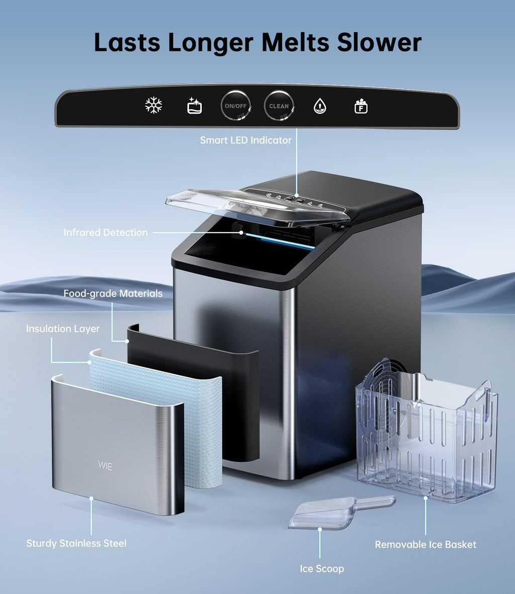 40LBS Nugget Countertop Ice Maker V6142