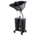 Portable Plastic Shampoo Bowl with Electric Pump U4484