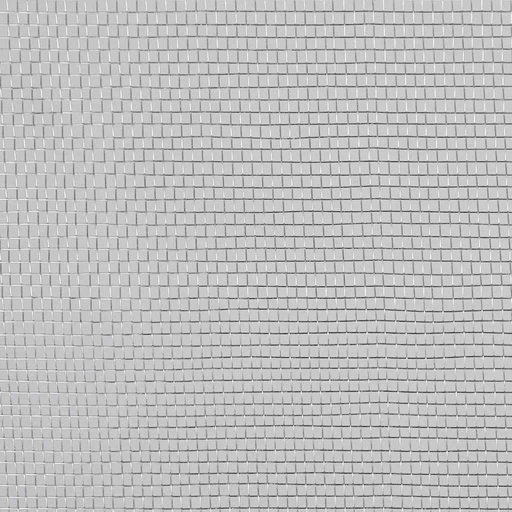 Aluminum Mesh Screen 39.4x196.9 Inches Silver K325