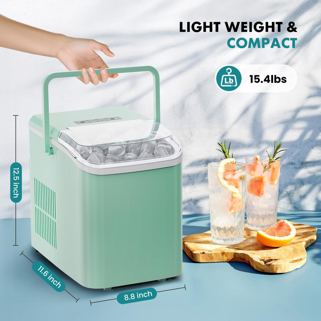 Portable Ice Maker Machine with Handle C462840