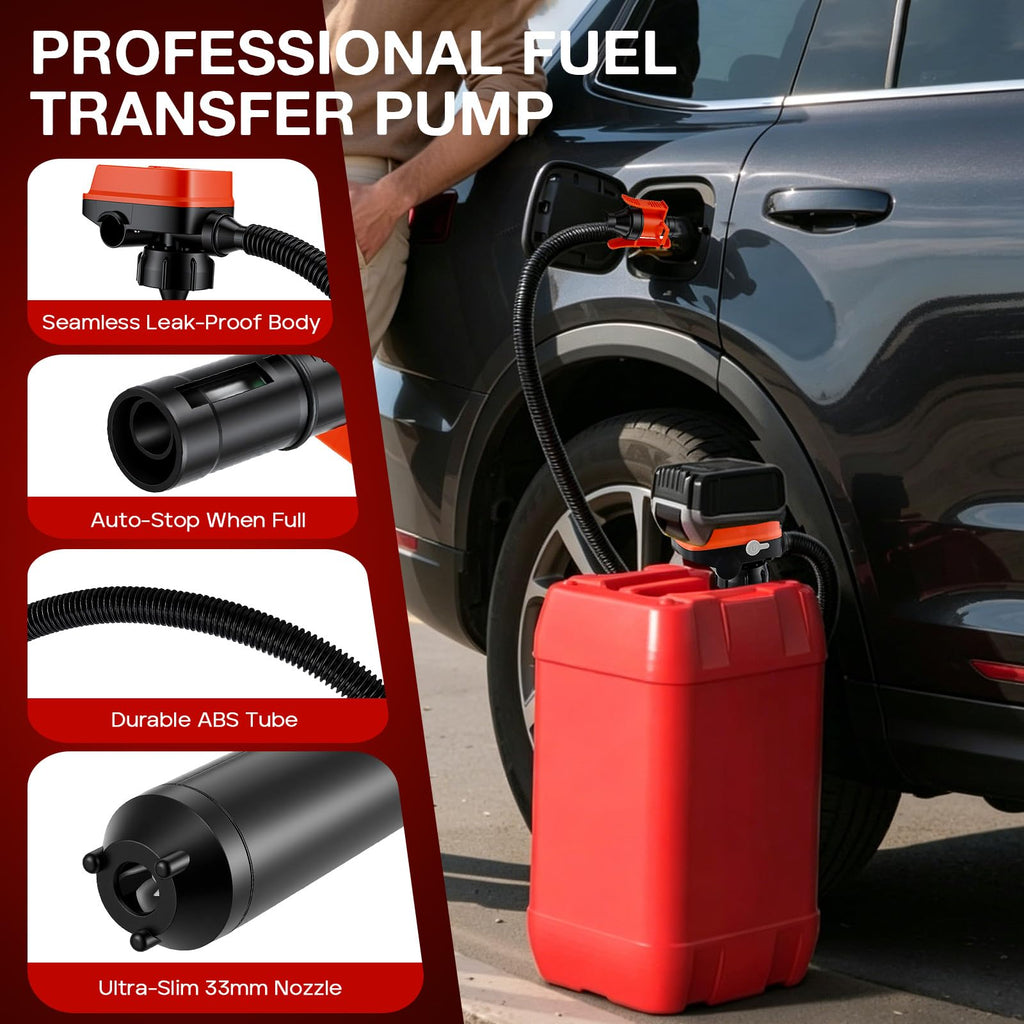 Cordless Fuel Transfer Pump 3.2 GPM with Auto-Stop C3778