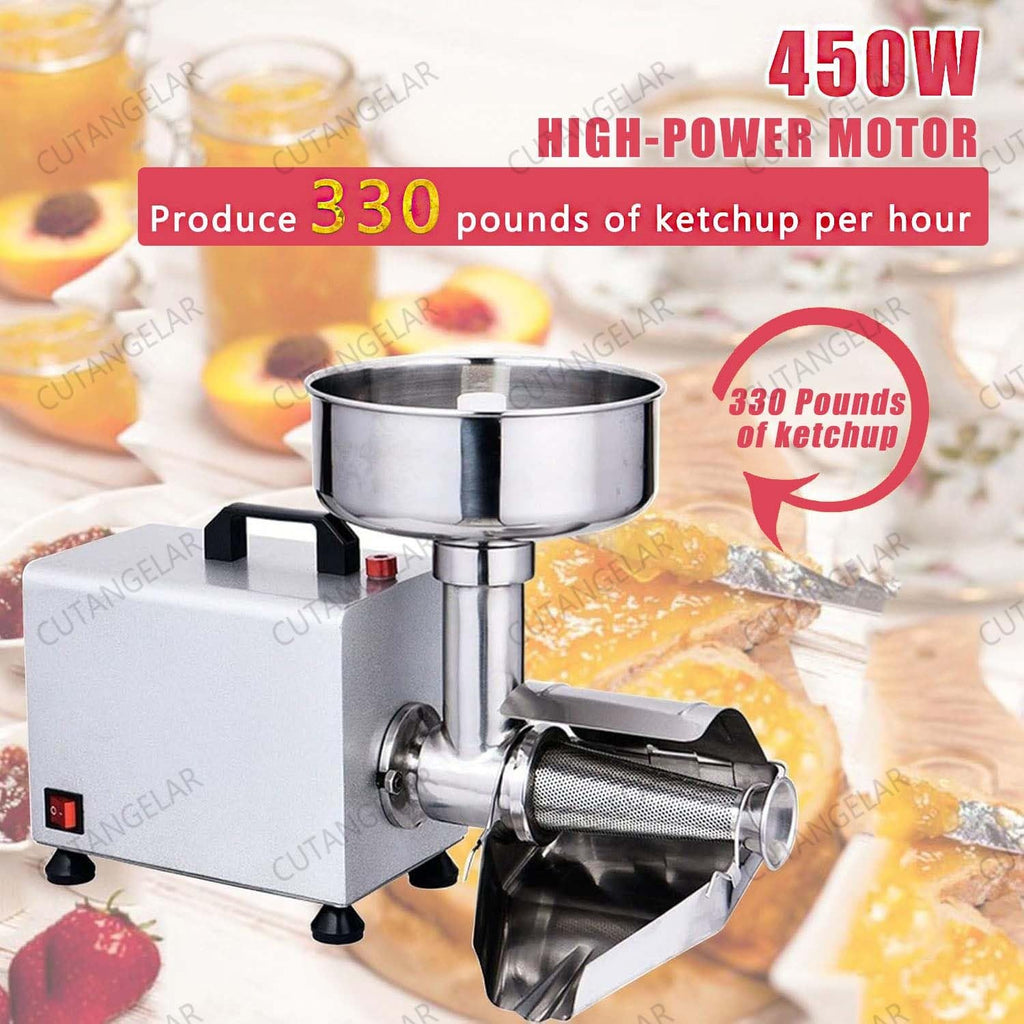 Commercial Grade Electric Sauce Machine 450W with Large Hopper Y55104