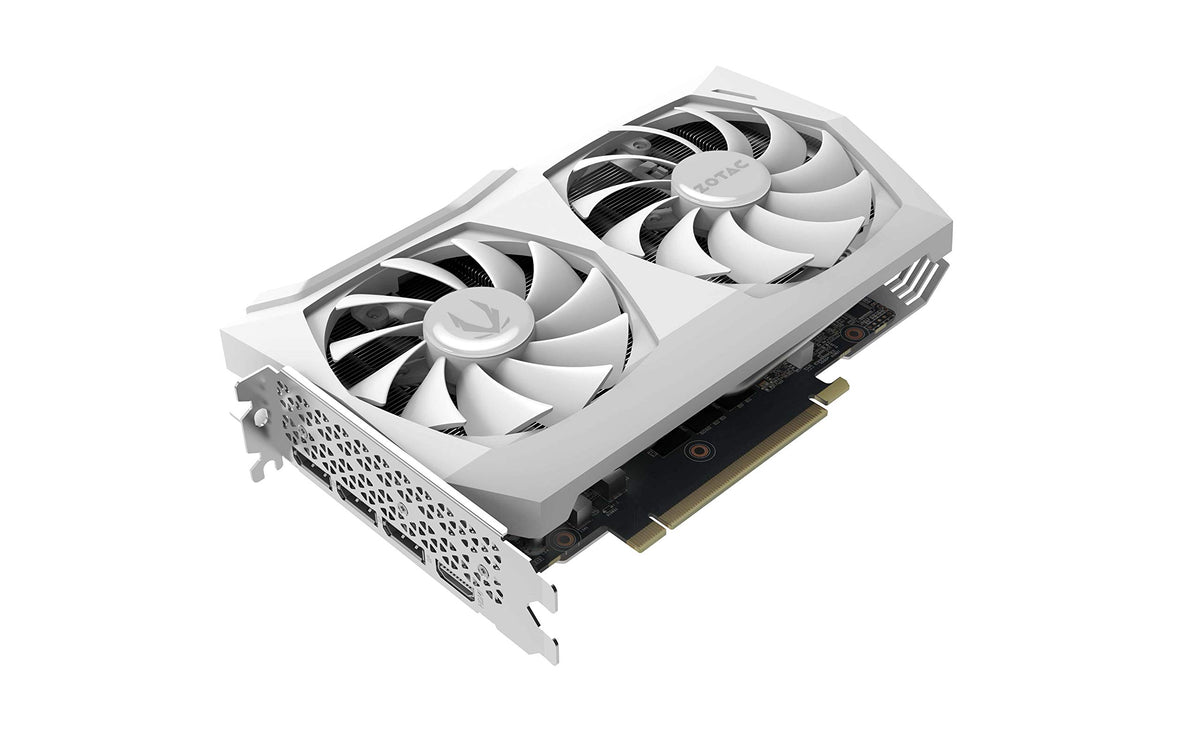 White 8GB GDDR6 256-bit PCIE 4.0 Gaming Graphics Card P868