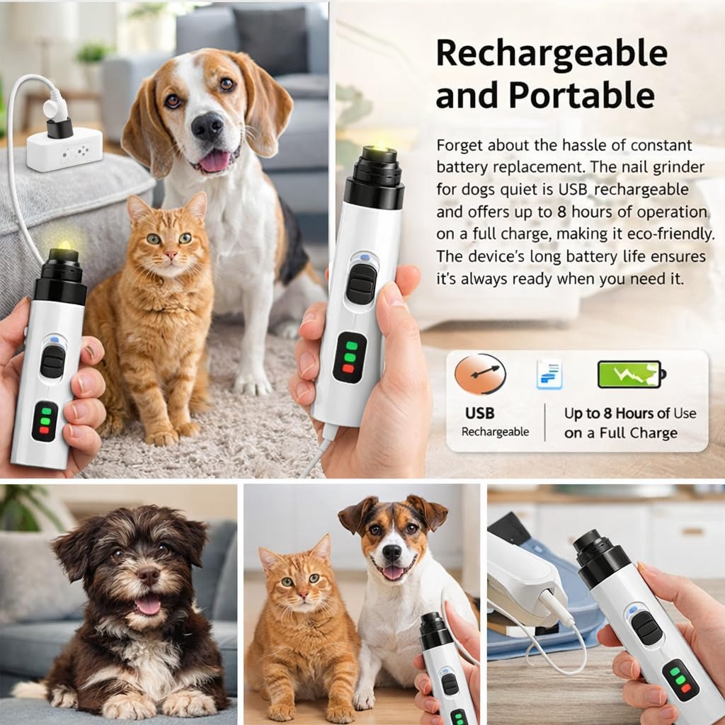 Rechargeable Electric Dog Nail Grinder B3087
