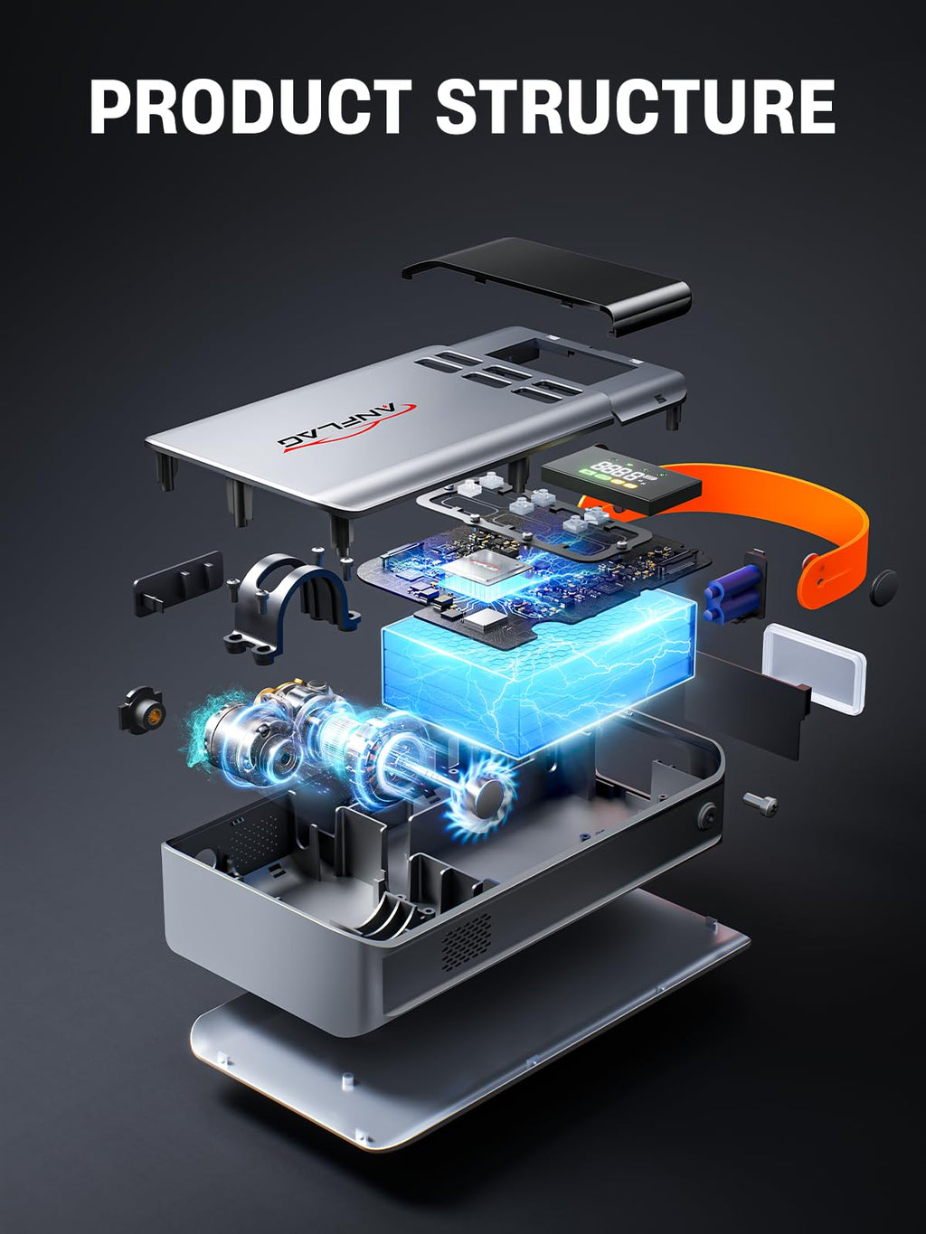 8-in-1 Car Jump Starter with Air Compressor S6106