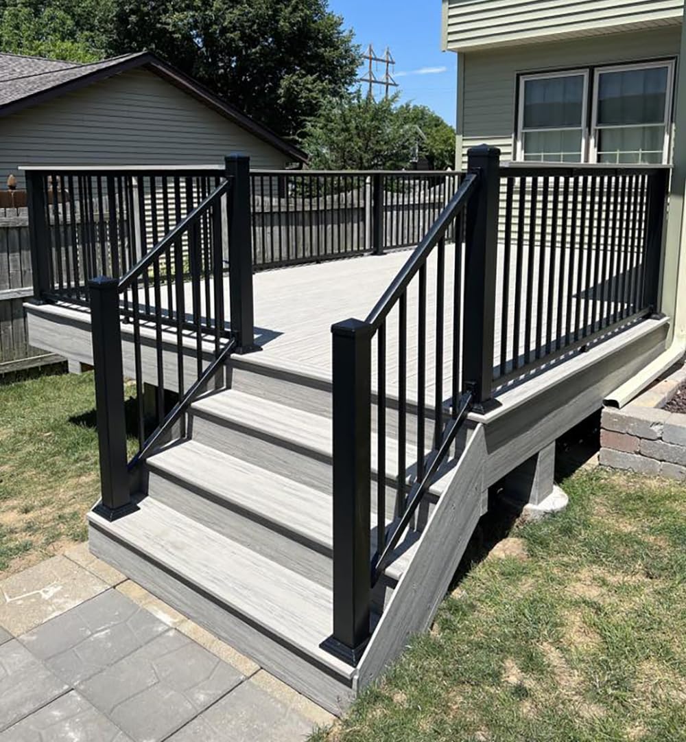 Black 6' Stair Rail Kit X404