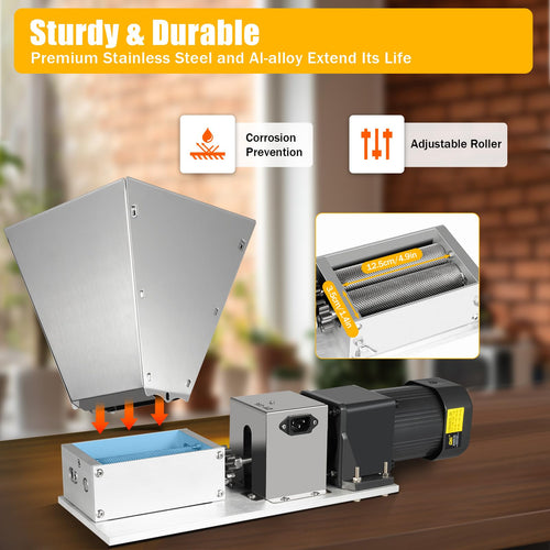 110V 60W Stainless Steel Grain Mill I433