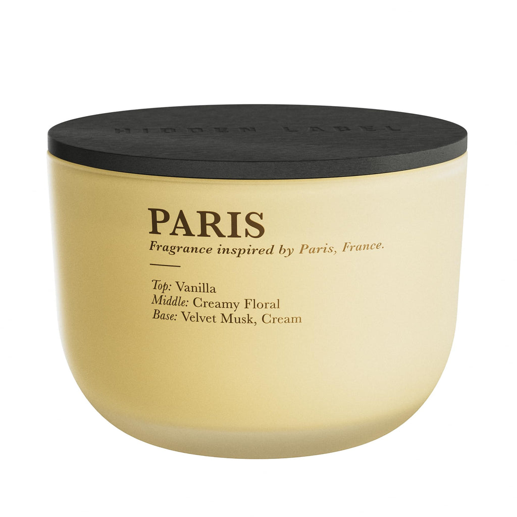Vanilla Cream Scented Candle, 16 oz, 3-Wick Soy Wax H83302