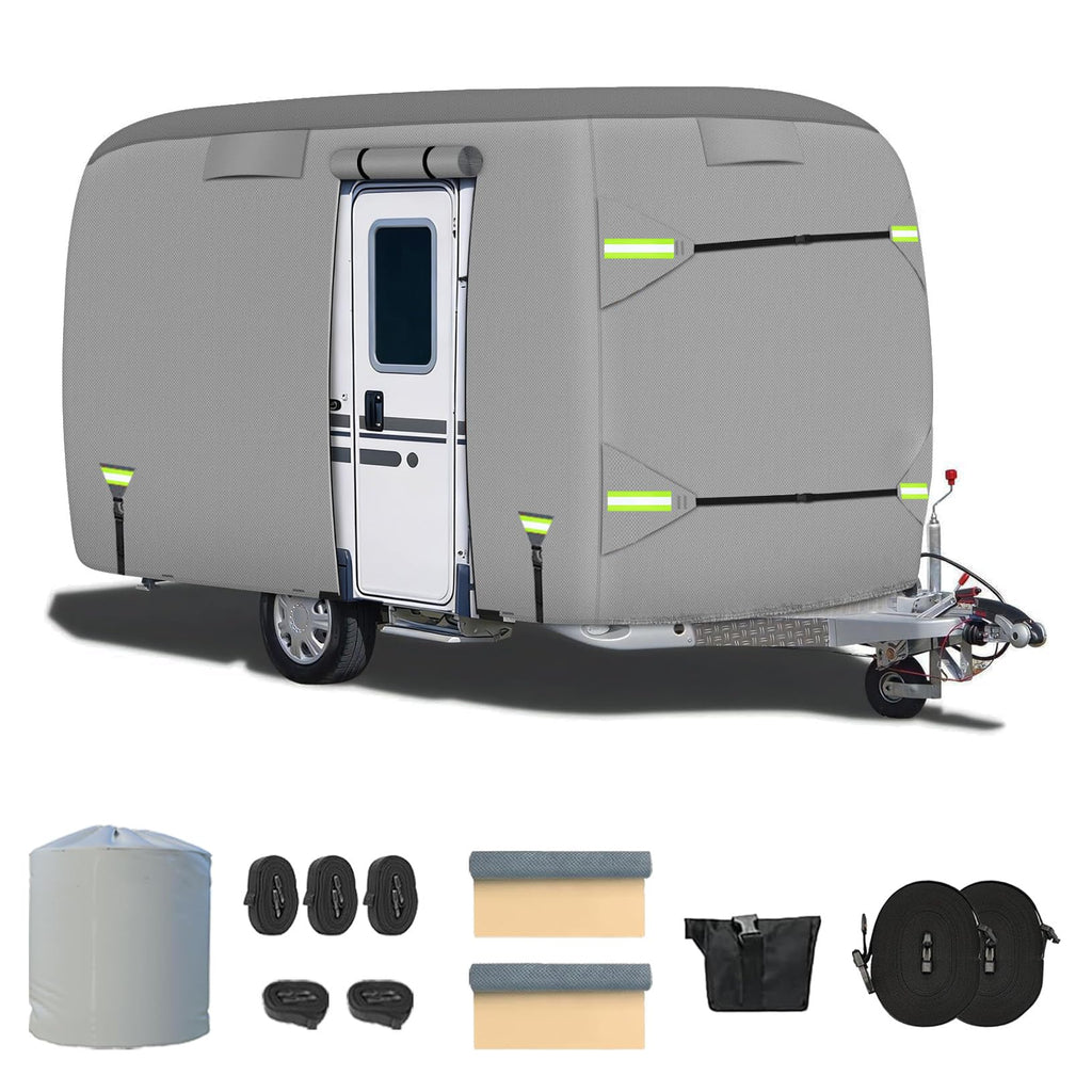 Waterproof Fiberglass Travel Trailer Cover V6449