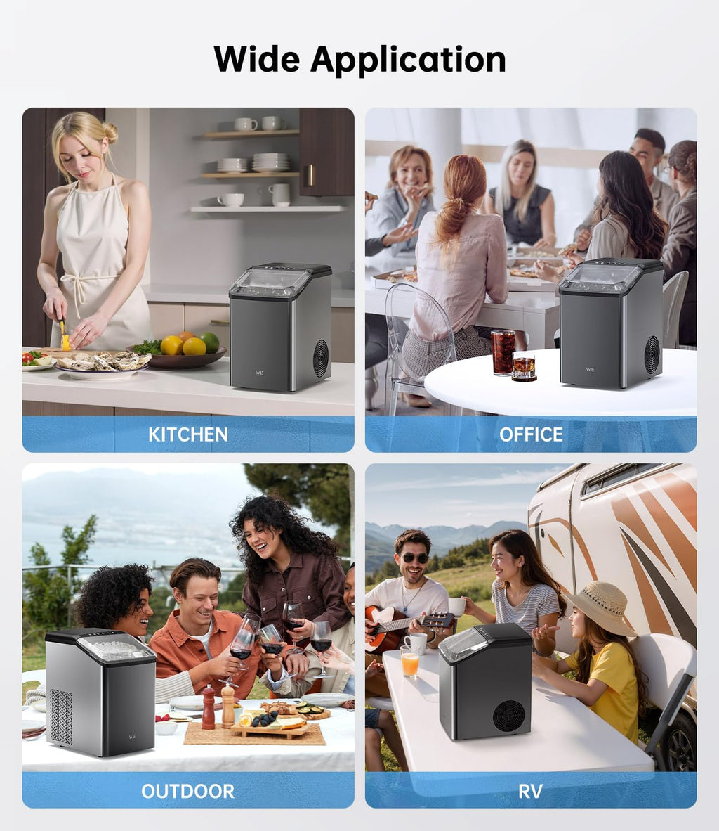 40LBS Nugget Countertop Ice Maker V6142