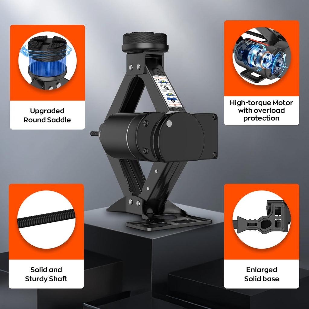 3 Ton Electric Car Jack Kit with Lug Wrench Y6596