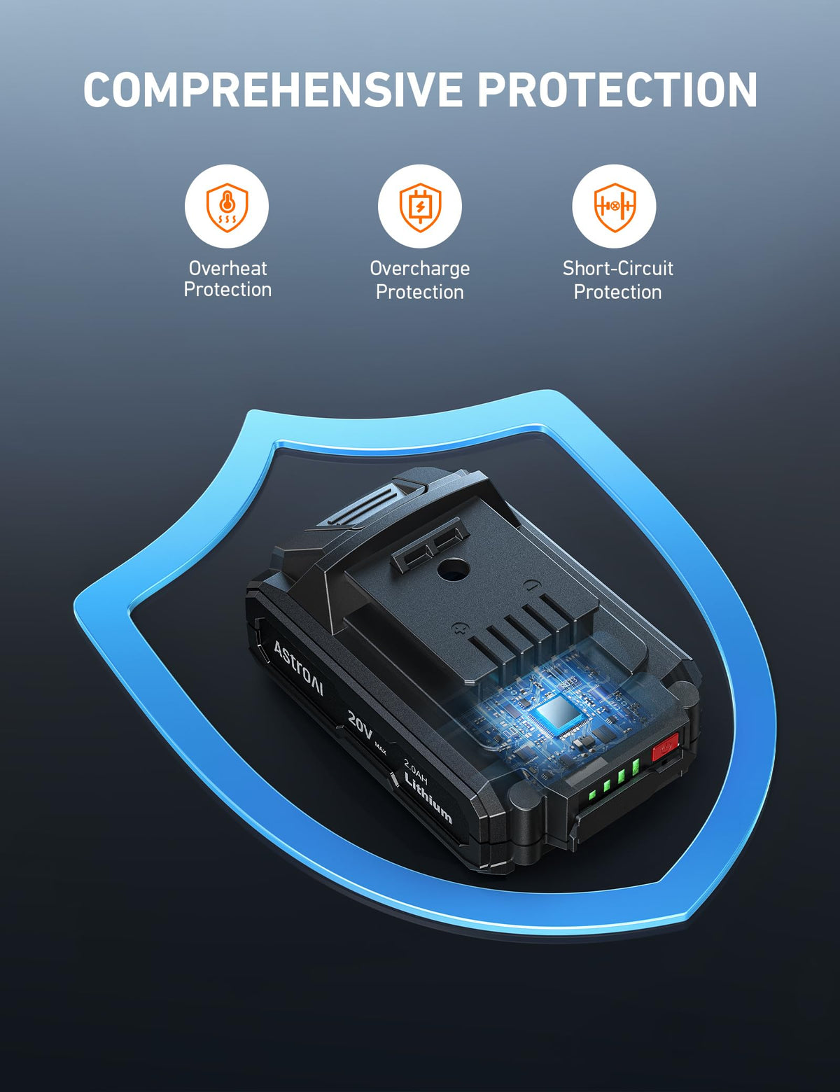 20V MAX Rechargeable Li-ion Battery V391