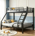 Twin XL Over Queen Bunk Bed with Angled Ladder I539027
